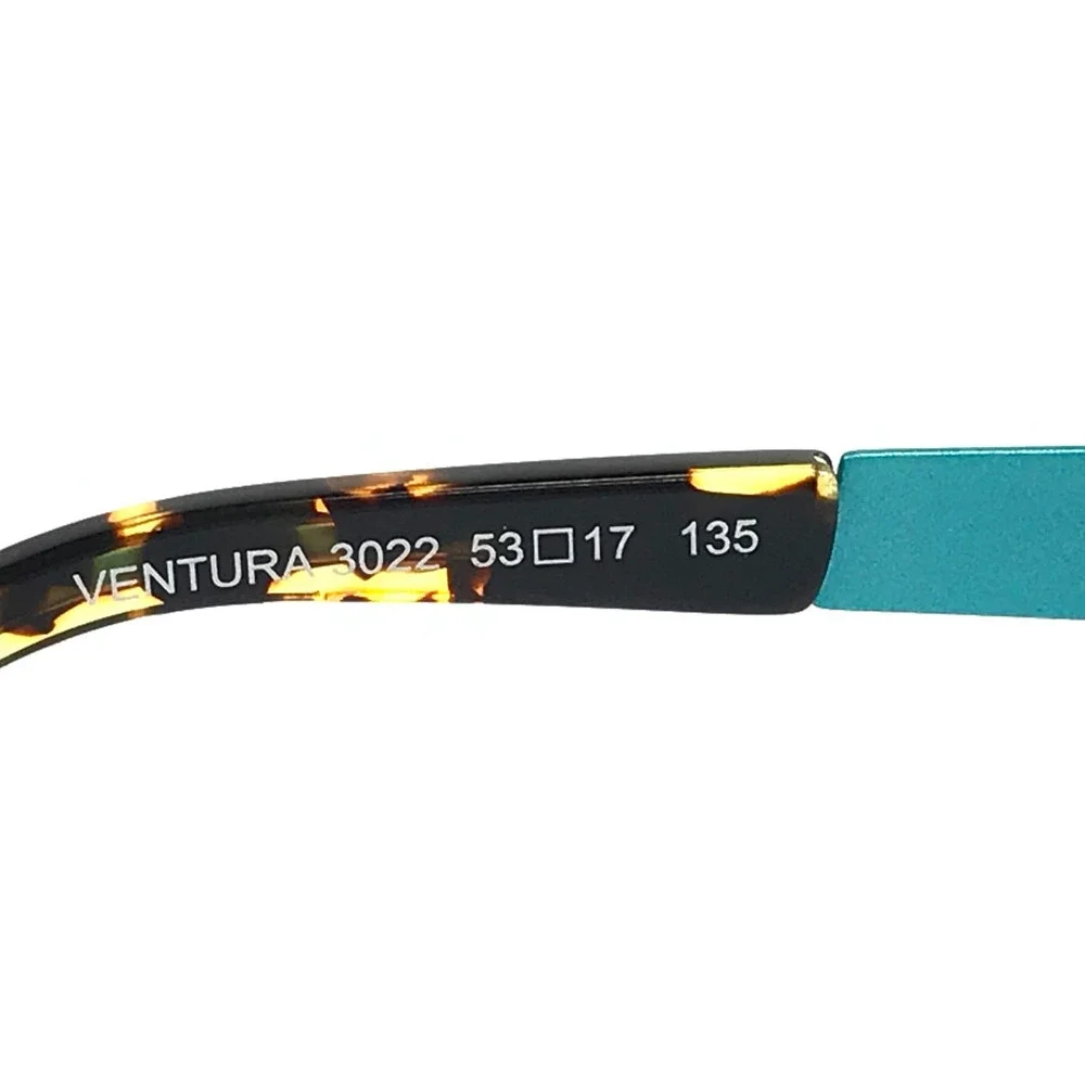 BOZ Eyeglasses Frames VENTURA 3022 Blue Red Cat Eye Half Rim 53-17-135